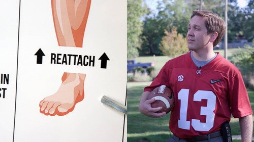 Alabama Fan Set to Donate Ankle to Tua