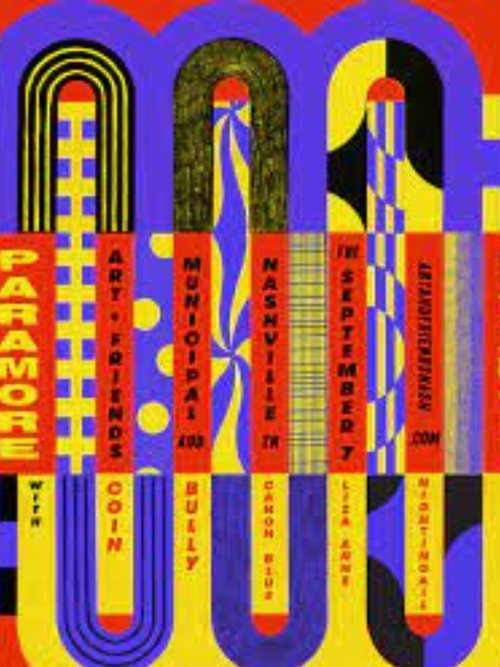 Paramore: Art + Friends Poster