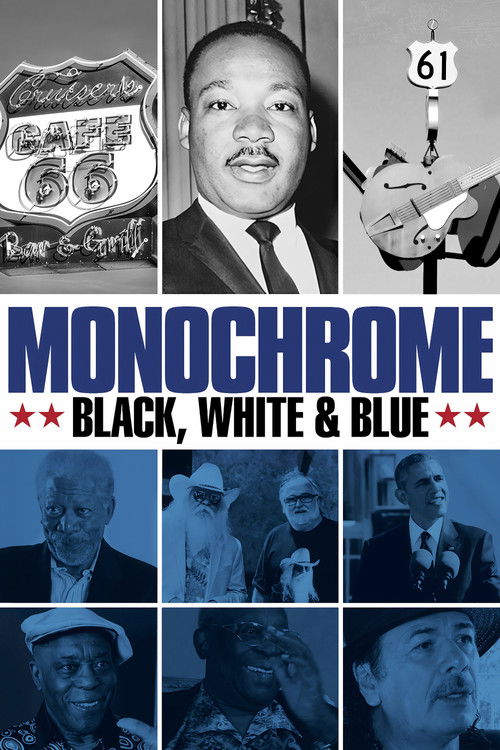 Monochrome: Black, White and Blue