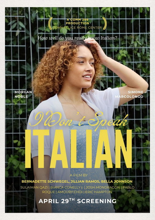 I Don't Speak Italian电影海报