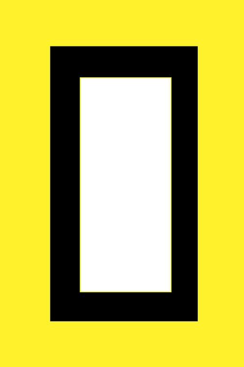 yellow: distress Poster