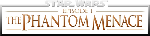 STAR WARS EPISODE 1 THE PHANTOM MENACE Logo