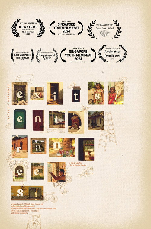 Poster for exits / entrances