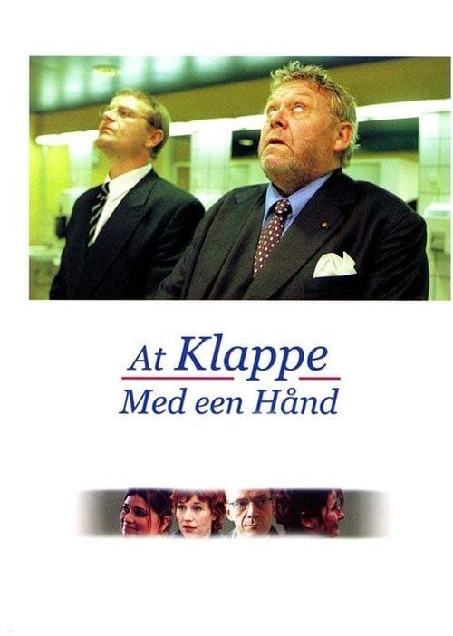 At klappe med een hånd poster