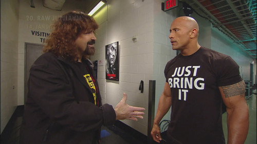 The Rock vs. Mick Foley