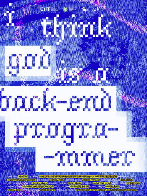 i think god is a back-end programmer