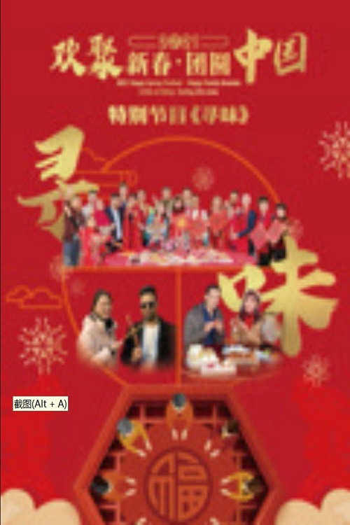 寻味&mdash;&mdash;欢聚新春&middot;团圆中国特别节目电影海报