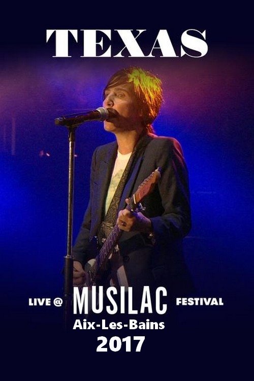 Texas Live at Musilac Festival Poster