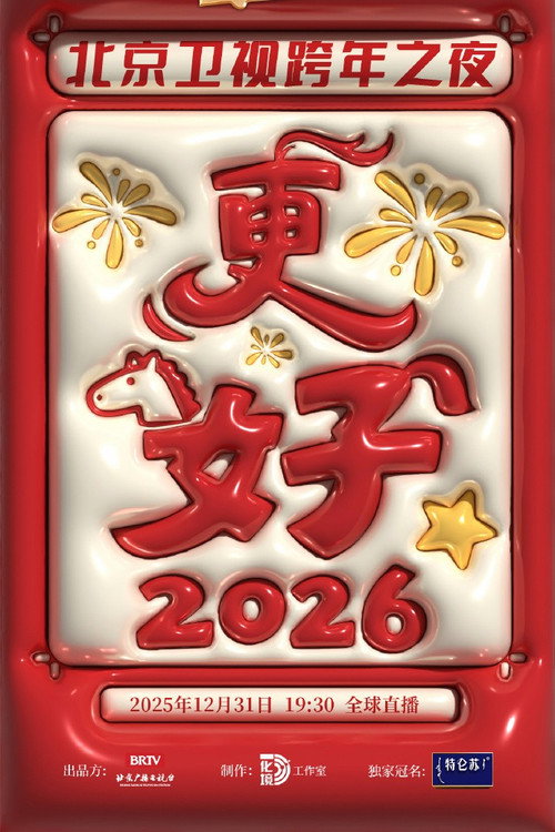 北京卫视跨年演唱会海报