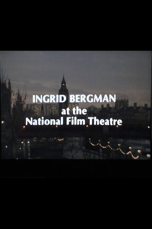 Ingrid Bergman at the National Film Theatre poster 2