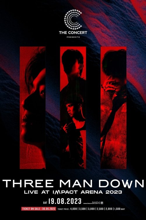 Three Man Down Live At Impact Arena 2023 Poster