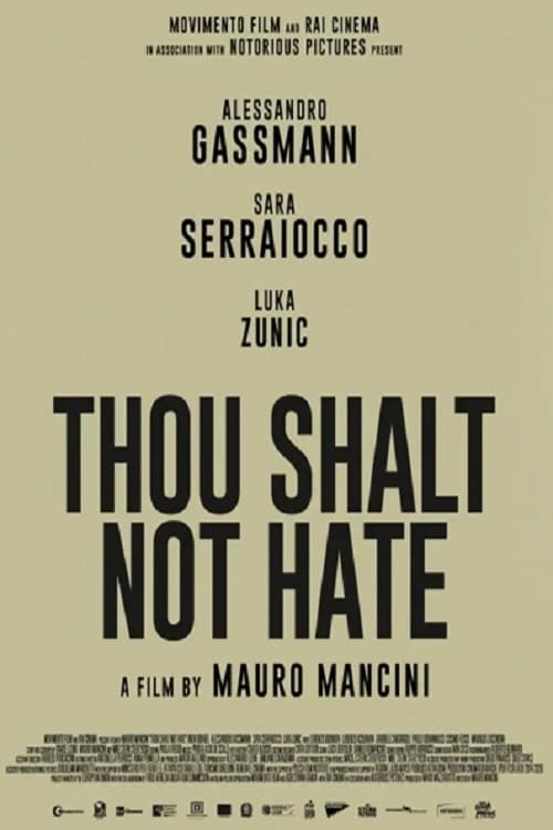 Thou Shalt Not Hate poster Thou Shalt Not Hate (2020) Online Best Quality