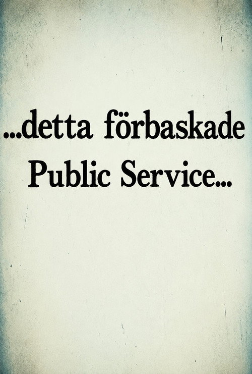...detta f&ouml;rbaskade Public Service电影海报