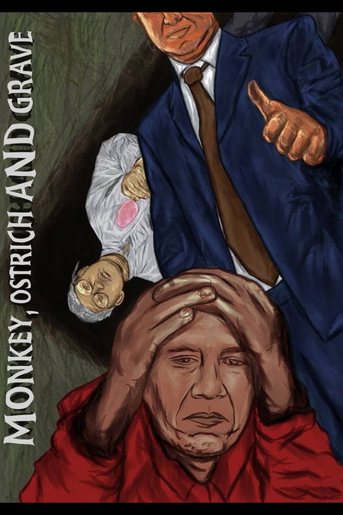 Monkey, Ostrich and Grave poster 2