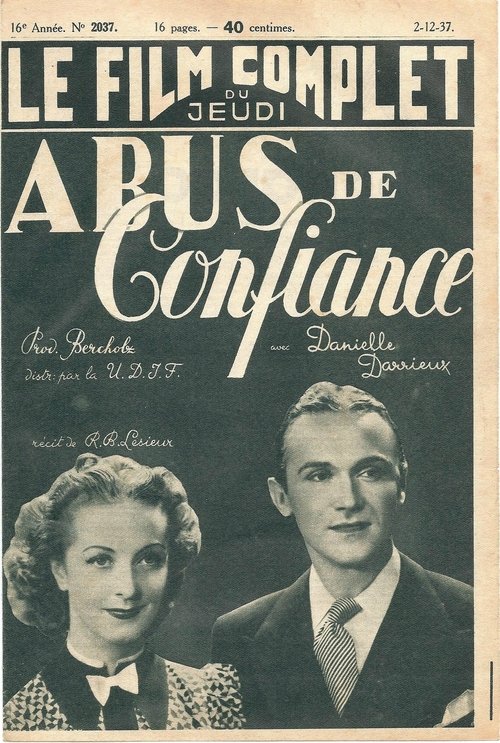 Abused Confidence Poster
