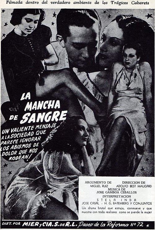 La mancha de sangre poster