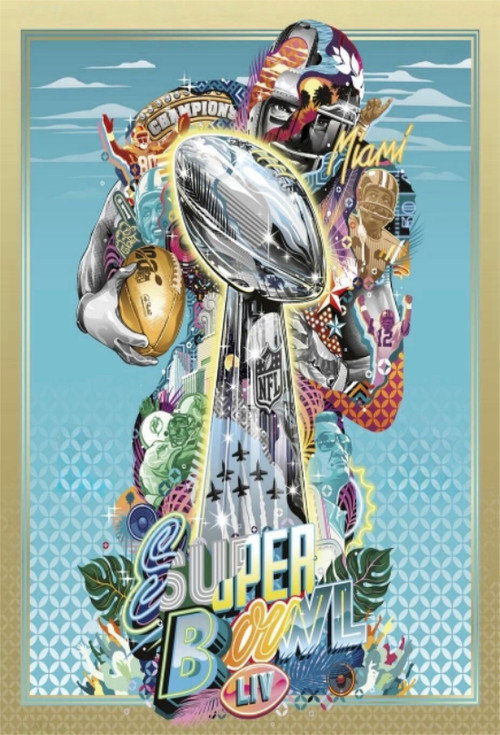 Super Bowl LIV's poster