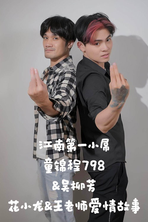 江南第一小屌童锦程798&吴柳芳之花小龙&王老师爱情故事电影海报
