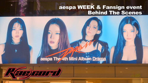 aespa WEEK - DRAMA CITY & Fansign event Behind The Scenes