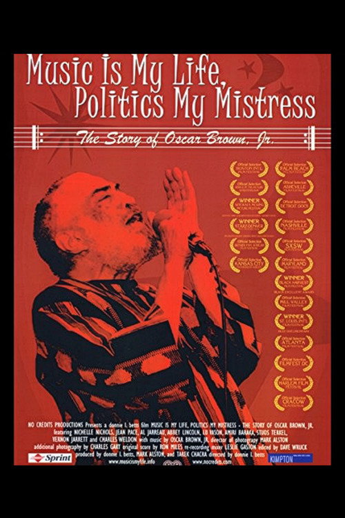 Music Is My Life, Politics My Mistress: The Story of Oscar Brown Jr. Poster