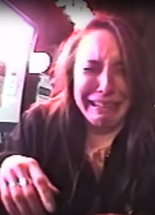 Terrified Woman Poster