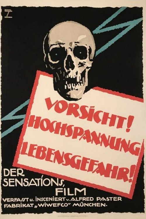 Die Flammenfahrt des Pacific-Express Poster