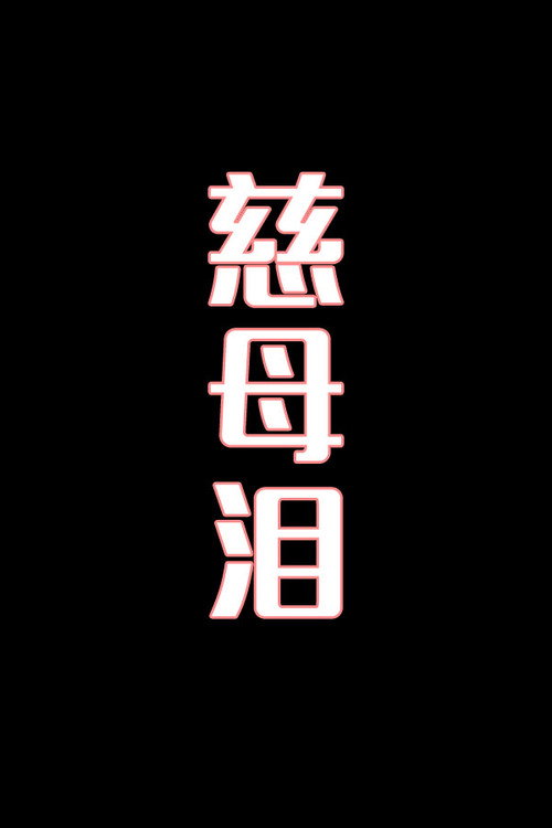 慈母泪-花鼓戏电影海报