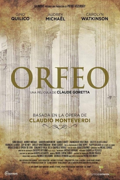 La Favola d'Orfeo Poster