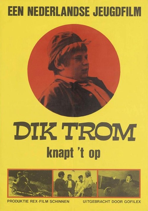 Dik Trom Knapt het Op Poster