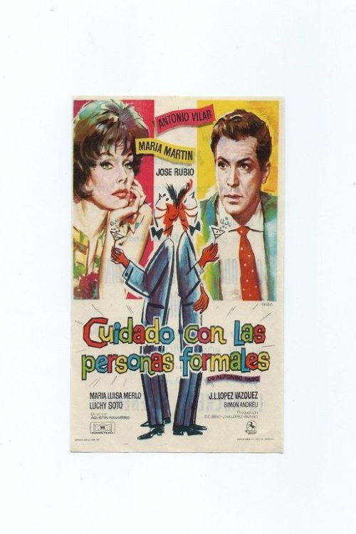 Cuidado con las personas formales poster 2