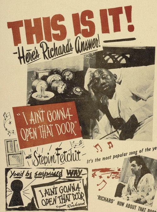 I Ain’t Gonna Open That Door poster 2