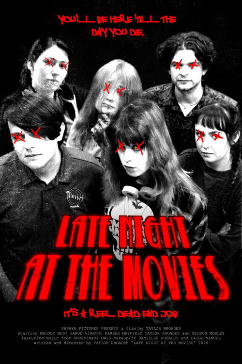 Late Night At The Movies Poster