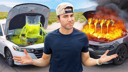 Acid vs. Lava Destruction Test