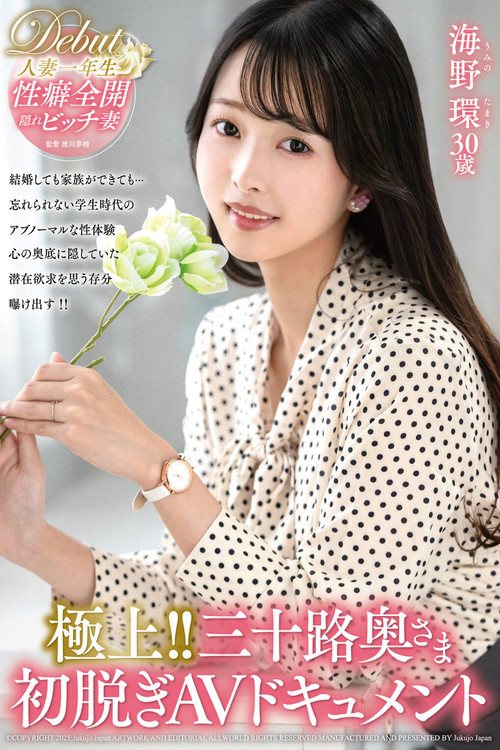 極上！！三十路奥さま初脱ぎAVドキュメント 海野環 Poster
