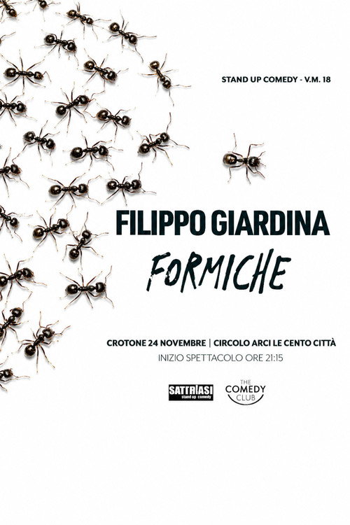 Filippo Giardina: Formiche Poster