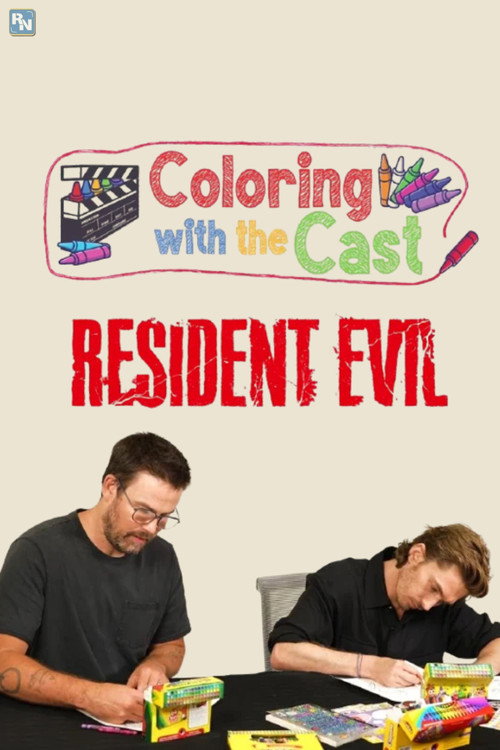 Coloring with the Cast - Resident Evil Poster