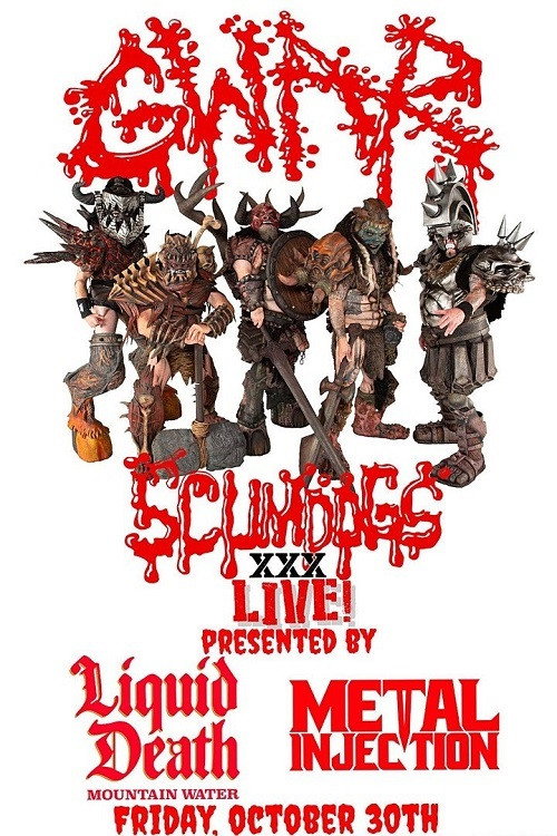 GWAR - Scumdogs XXX Live! The 30th Anniversary Reunion Show poster 2