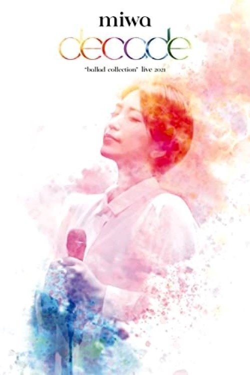 miwa "ballad collection" live 2021~decade~ Poster