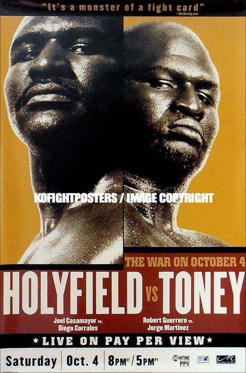 Evander Holyfield vs. James Toney Poster