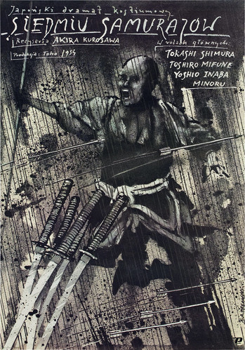 Sedm samurajů poster Sedm samurajů (1954) s českými titulky