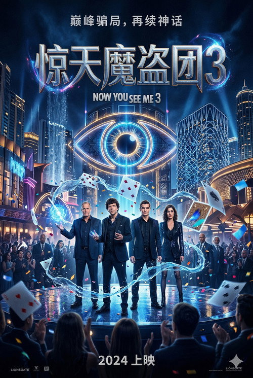 惊天魔盗团3电影海报