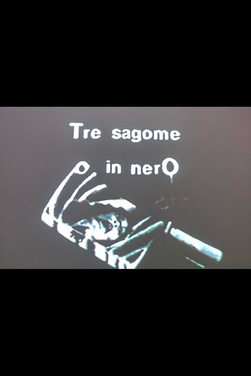 Tre sagome in nero Poster