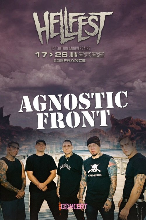 Agnostic Front - Au Hellfest 2022 Poster