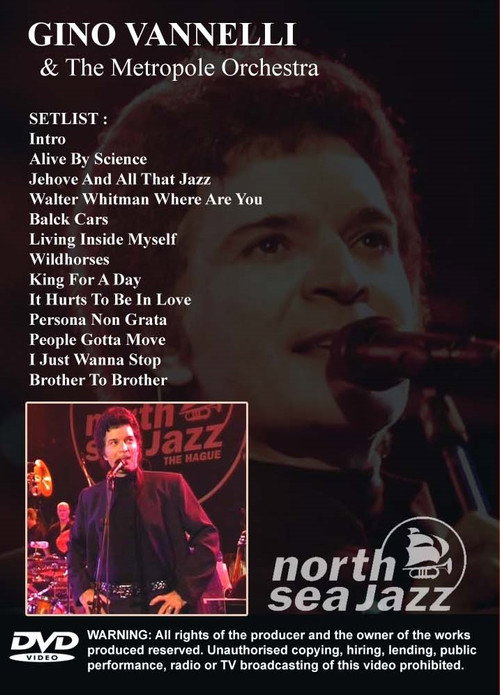 Gino Vannelli & The Metropole Orchestra: The North Sea Jazz Festival 2002 poster 2