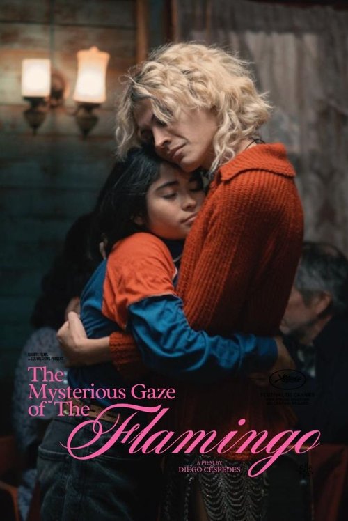 The Mysterious Gaze of the Flamingo Poster