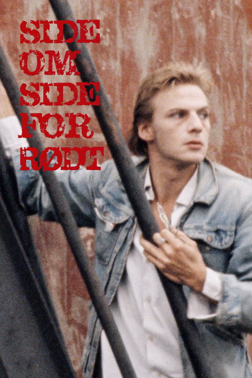 Side om side for rødt Poster