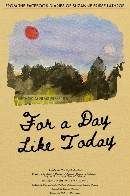 For a Day Like Today电影海报