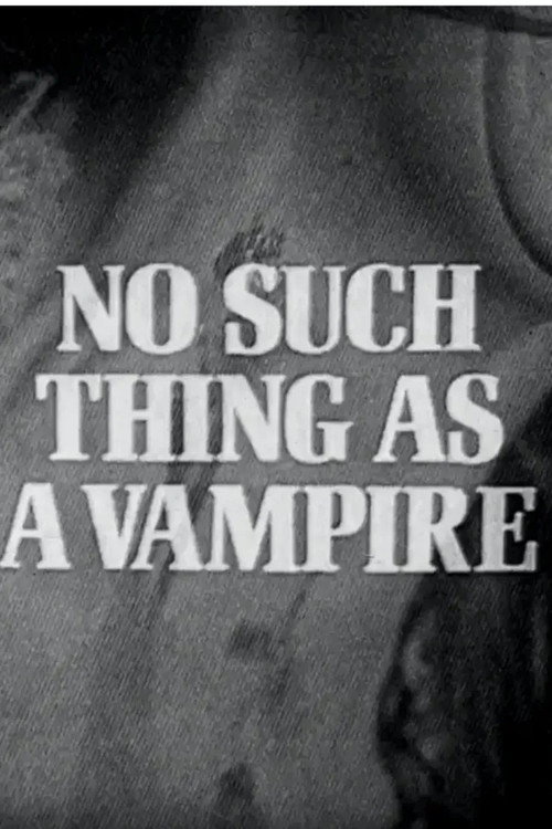 No Such Thing as a Vampire Poster