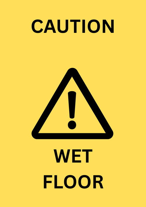 Caution Wet Floor