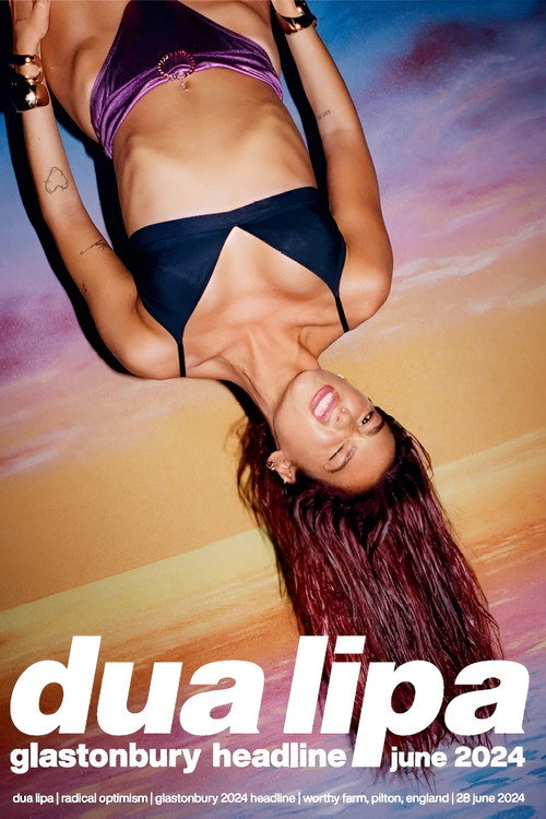 Dua Lipa: Glastonbury 2024 Poster